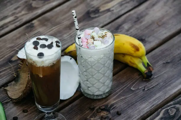 banana milkshakes