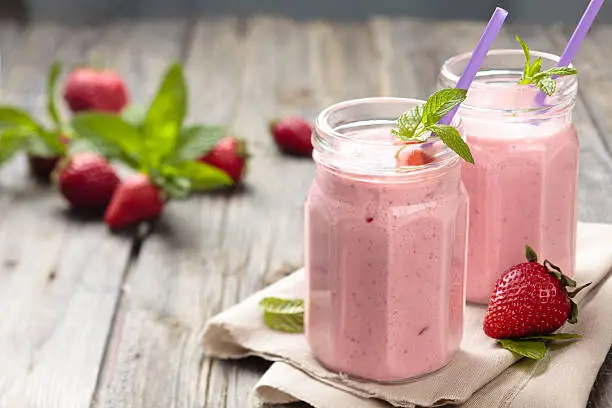 strawberry milkshake