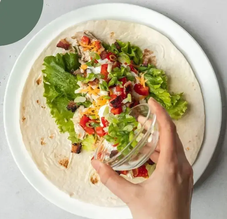 Chicken Bacon Ranch Wrap Method